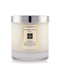 Warm any room with this evocative scent. An ideal gift for both men and women, the Home Candle leaves a lingering impression of sophistication and style. Lid included. Glass jar is 3¼ height Burn time, approx. 35 hours Made in England