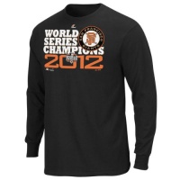 San Francisco Giants Youth Black Majestic 2012 World Series Official Champions City Celebration Parade Long Sleeve T-Shirt