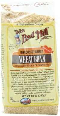 Bob's Red Mill Wheat Bran, 10-Ounce (Pack of 4)