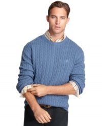 Get layered-this Izod sweater is perfect for chilly out-and-about nights.