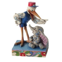 Disney Traditions by Jim Shore Dumbo and Stork Figurine, 7-Inch