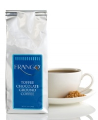 Frango's chocolate toffee candies are now in sippable form. Savor this decadent blend that is packed in a one-way valve bag, offering the freshest coffee straight from the roasters. Perfect for placing on your dessert menu at any occasion!