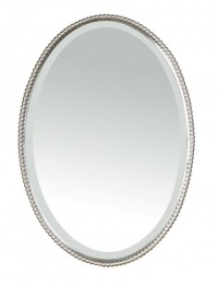 Uttermost 01102 22-Inch by 32-Inch Sherise Oval Mirror