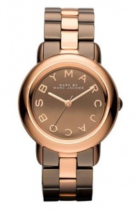 Marc Jacobs Marci Mirror Brown Dial Two-Tone Steel Ladies Watch MBM3171