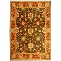 Safavieh Anatolia Collection Handmade Rug, Olive/Rust, 8' x 10'