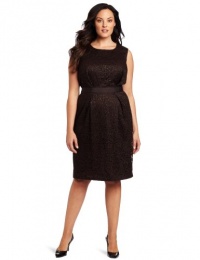 Jones New York Women's Plus-Size Lace Sheath Dress