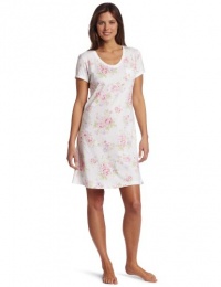 Carole Hochman Women's Floral Teapots Sleepshirt