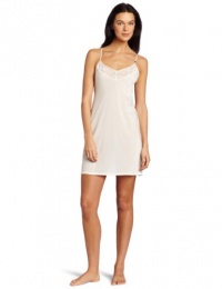 Calvin Klein Women's Ck Lace Chemise, Ivory, Small