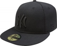 MLB New York Yankees Black on Black 59FIFTY Fitted Cap