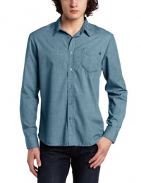 Volcom Men's Ex Factor Solid Long Sleeve Shirt