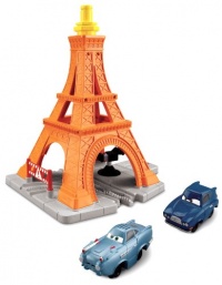 Fisher-Price GeoTrax Disney/Pixar Cars 2 Eiffel Tire Crash