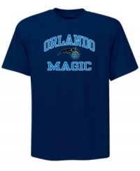 Show your love for the Orlando Magic team in this color tee by Majestic and made from 100% cotton for all day breathability and comfort.