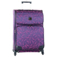 Diane Von Furstenberg Luggage Signature 28 Inch Expandable Spinner, Denim/Fuschia, One Size