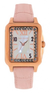 Ted Baker Women's TE2087 Right on Time Rectangle Analog Numerals Watch