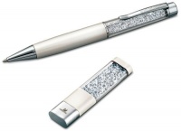 Swarovski Crystalline USB Key & Ballpoint Pen Set