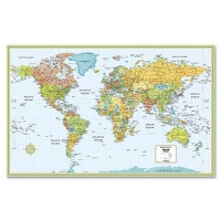 Rand McNally M Series World Wall Map: Laminated