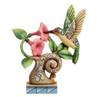 Enesco Jim Shore Heartwood Creek Hummingbird Figurine, 6.25-Inch