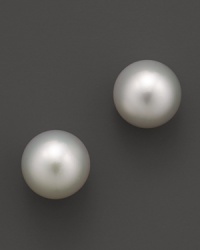 Cultured white South Sea pearls make a timeless statement on simply glamorous studs. From Tara Pearls.