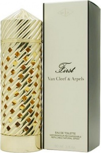 First By Van Cleef & Arpels For Women. Eau De Toilette Spray Refillable 3 Ounces