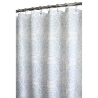 Park B. Smith Venetian Tiles Watershed Shower Curtain, Sky/White