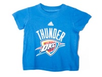 NBA Oklahoma City Thunder Youth 8-20 Short Sleeve T-Shirt Team Logo, Blue