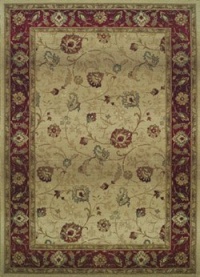 Traditional Genesis Caramel 6ft. Round Area Rug