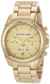 Michael Kors Golden Runway Watch with Glitz MK5166