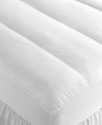 Drift off to sleep on a cloud of softness. Martha Stewart Collection's Allergywise fiberbed boasts rows of plush down-alternative fill for a comfortable night's sleep throughout the seasons. Featuring a smooth, 300-thread count cotton cover.