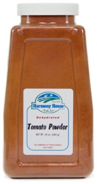 Harmony House Foods, Dried Tomato Powder, 24 Ounce Quart Size Jar