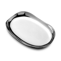 Wilton Armetale Boston Serving Tray, Oval, 13-3/4-Inch by 8-1/2-Inch