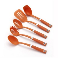 Rachael Ray Tools 5-Piece Soft-Grip Tool Set, Orange