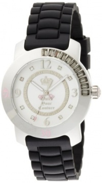 Juicy Couture Women's 1900546 BFF Black Jelly Strap Watch