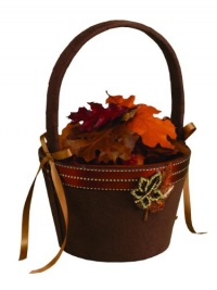 Hortense B. Hewitt Wedding Accessories Flower Girl Basket, Fall in Love