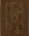 Area Rug 5x8 Rectangle Traditional Multi Color-Mocha Color - Karastan Bellingham Collection