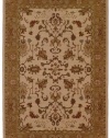 Area Rug 9x13 Rectangle Traditional Cream-Beige Color - Karastan Bellingham Collection