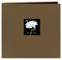 Pioneer 200 Pocket Fabric Frame Cover Photo Album, Warm Mocha