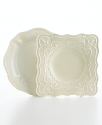 Lenox has been an American tradition for more than a century, combining superior craftsmanship with understated sophistication. The oversized Butler's Pantry dinnerware and dishes collection adds a vintage touch to your formal gatherings, in durable embossed white china with a dressy high sheen.