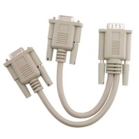 eForCity For VGA Gold 1 Male to 2 Female Video Splitter Cable