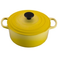 Le Creuset Signature Enameled Cast-Iron Round French Oven, 4-1/2-Quart, Soleil