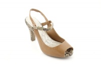 Giani Bernini Women's Viviana Platform Slingback Pumps in Tan