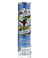 Ed Hardy Love & Luck for men is described as a bright, eclectic mix of fruits and fresh scents. The scent was developed by perfumer Olivier Gillotin (who also developed the original Ed Hardy for men); the notes include bergamot, orange, mandarin, cardamom. It has a heart of absinthe, sage, cypress and violet and a drydown of musk, cedarwood, dark vetiver and agarwood.