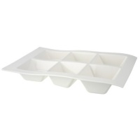 Villeroy & Boch New Wave 16 by 11-3/4-Inch 6 Part Divided Tray