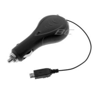 GTMax Rapid Retractable Car Charger with IC Chip for Blackberry Playbook Tablet