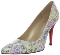 Stuart Weitzman Women's Power Pump,Rainbow Python,7.5 M US