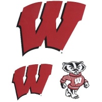 NCAA Wisconsin Badgers Team Vinyl Stickers