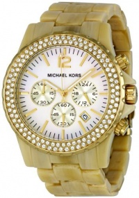 Michael Kors Women's MK5558 Madison Chronograph Horn Watch