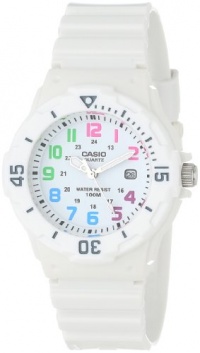 Casio Women's LRW200H-7BVCF Diver Look White Resin and Plastic Watch