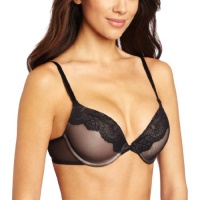 On Gossamer Women's Veiled Lace Bump It Up, Black, 32A