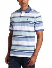 IZOD Men's Multi Stripe Pique Polo Shirt