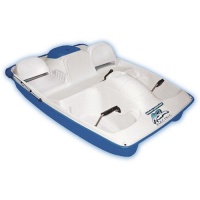 KL Industries Water Wheeler Electric ASL 5 Person Pedal Boat with Canopy